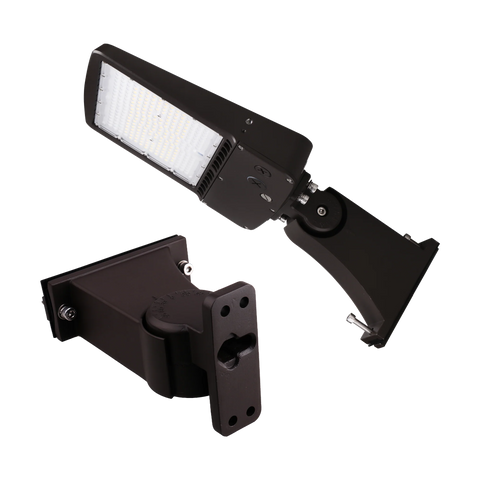 Medinah Power | Direct Arm Mount | ARL Area Light Series | Bronze