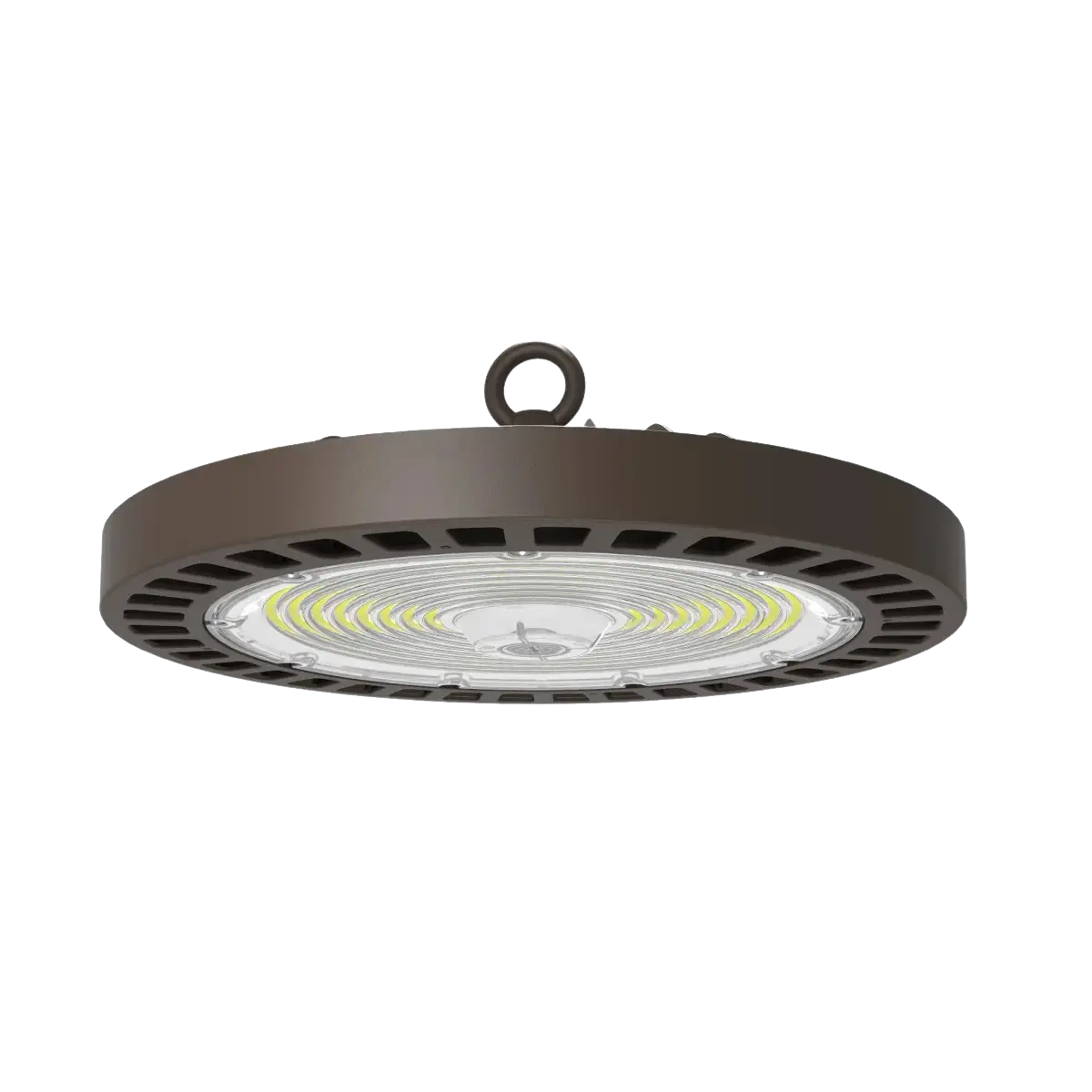 Medinah Power | UFOM Series Round LED High Bay | 21,750 Lumens | 150W | 4000K | 120-277v Operation | Dark Bronze_full view