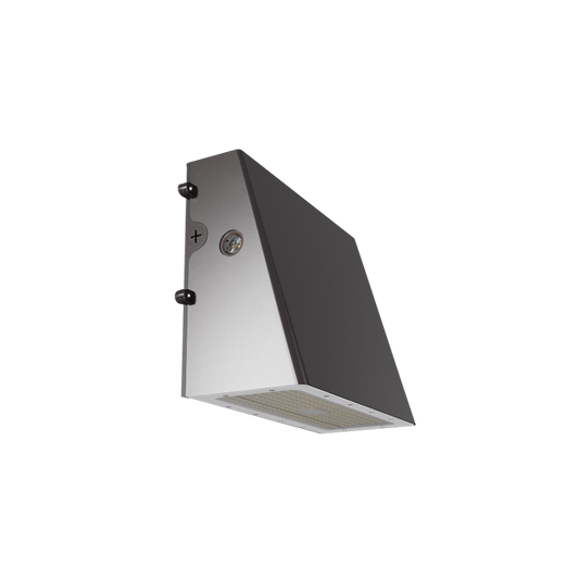 Medinah Power | ACW Series Adjustable Cutoff LED Wall Pack w/ Emergency Battery Backup and Integrated Photocell | Up to 9000 Lumens | CCT & Wattage Selectable | 120-277v | Bronze