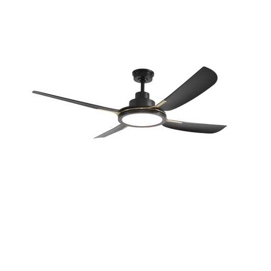 Medinah Power | CEDA56 Series | 18W | 6-Speed Selectable | Matte White Finish with a Cedar Wood Blades