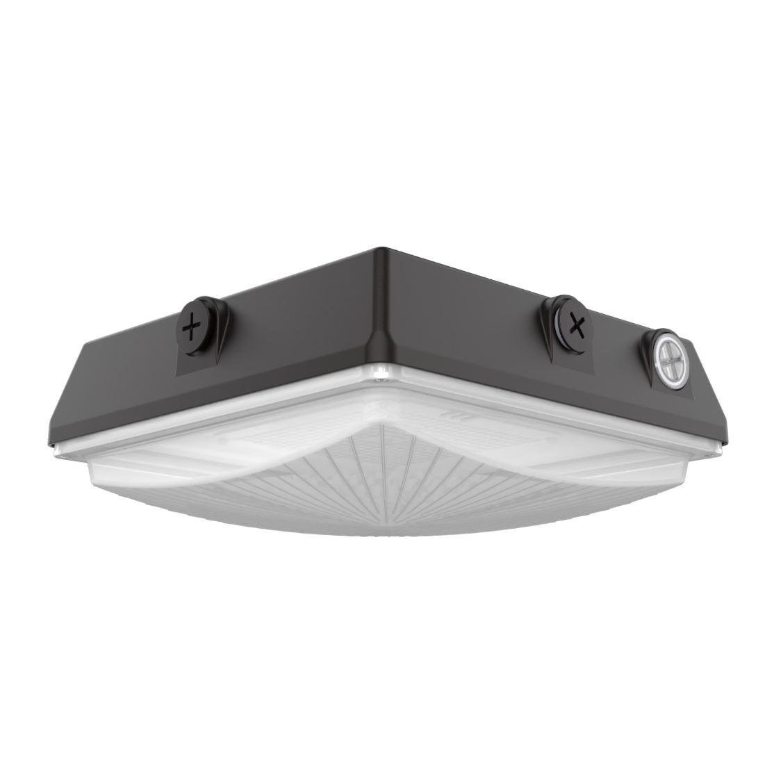 G-Lite | LED-3982 Series LED Canopy Light W/Photocell | Up to 16,878 Lumens | CCT & Wattage Selectable | 120 - 277V | Bronze