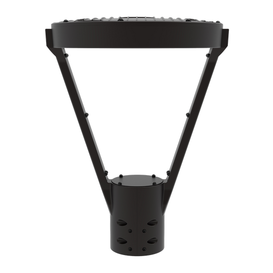 LED post top light_straight on and view of top