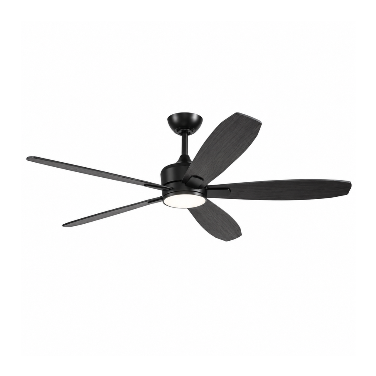 Medinah Power | 1200 Lumens | ASPN56 Series | 18W | CCT Selectable | 6-Speed Selectable | Black Finish with Reversible Blades