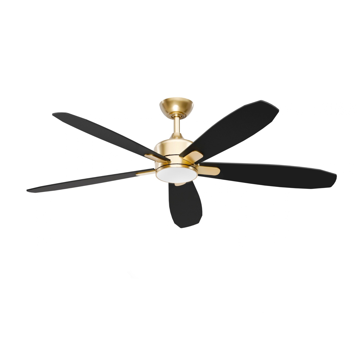 Medinah Power | 1200 Lumens | ASPN56 Series | 18W | CCT Selectable | 6-Speed Selectable | Champagne Finish with Reversible Blades