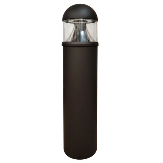 C-Lite 8-inch Round LED Bollard | Dome Top | C-BD-B Series | Up to 4819 Lumens | CCT Selectable | Bronze