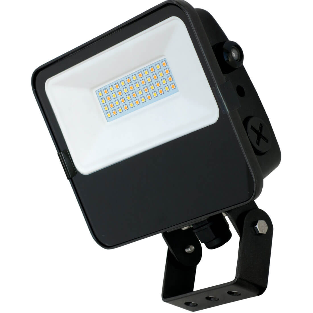 C-Lite LED Flood Light w/ Yoke | CCT Selectable | C-FL-B-FLW Series | 2270 Lumens | 14W | Dark Bronze
