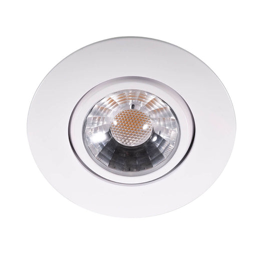 NICOR® LED 3-inch Gimbal Recessed Downlight | DGD3 Series | 2700K | White