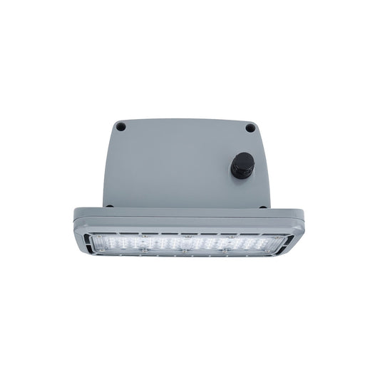 Cree Lighting® Noctura® Series LED Wall Pack w/ Photocell | 3370  Lumens | 3000K | 120-277V Operation | Camaro Silver