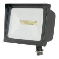 savr® Compact Square LED Flood Light w/ 1/2-inch Adjustable Fitter | 120V Only | E-FFD Series | 3740 Lumens | 5000K | Dark Bronze