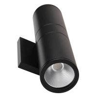 NaturaLED® LED Wall Sconce | LED-FXDWS Series | Up and Down | 20W | 3000K or 5000K | Black