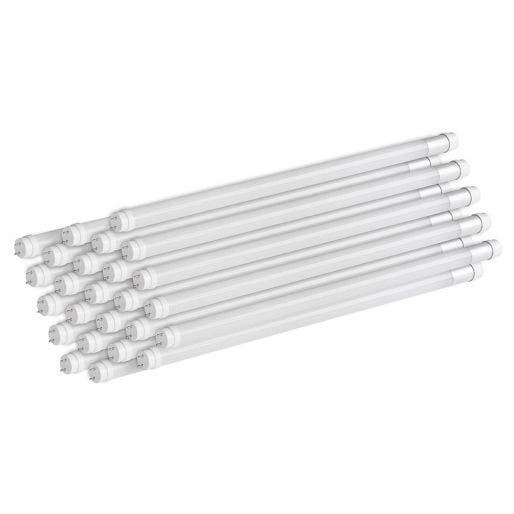 C-Lite LED Tube Lights | C-T8 Series | Double Powered Ballast | 9W 2-Foot | 25-Pack